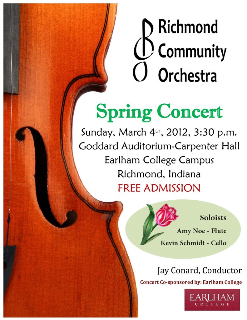 2012 Spring Concert Poster