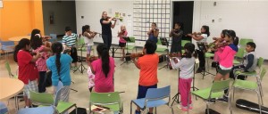 Strings Initiative Students at Amigos, Fall 2018