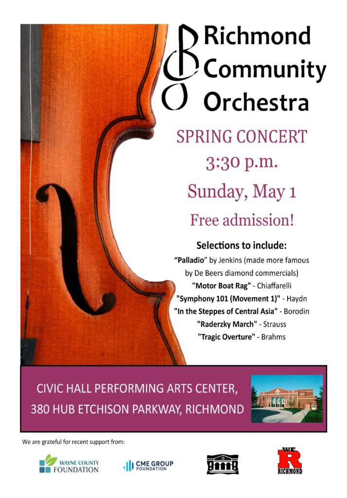 RCO May 2022 Concert Poster
